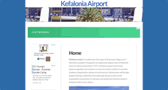 Desktop Screenshot of kefaloniaairport.info
